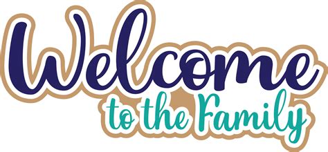 Welcome to the family! .